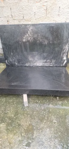 Bancada de mármore preto 3.87 cm