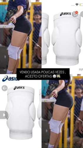 VENDO JOELHEIRA DE VÔLEI