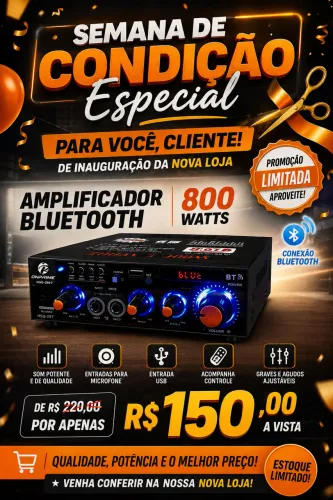 Amplificador Bluetooth