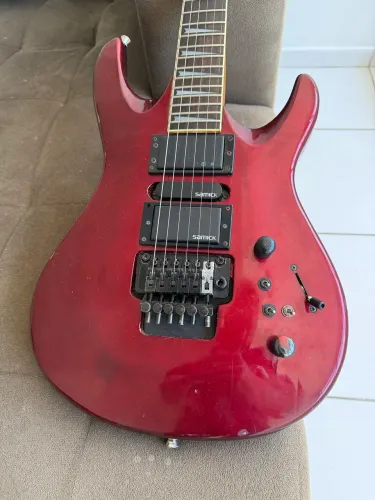 Vendo ou troco Guitarra Samick com Floyd Licensed