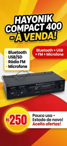 AMPLIFICADOR HAYONIK COMPACT 400