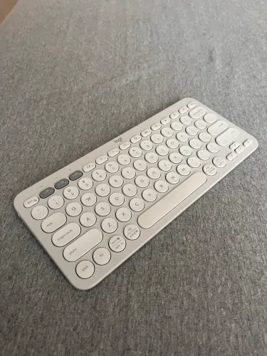 Teclado sem fio Logitech Pebble Keys 2 K380s com Bluetooth Compatível com PC, Mac