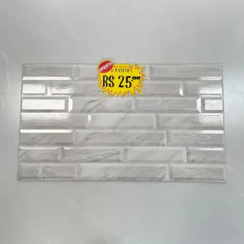 REVESTIMENTO MÁRMORE BRANCO 34x60 ? ELEGÂNCIA POR R$25/m²