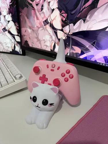 Suporte para Controle PS5 e Xbox + decoração para monitor 