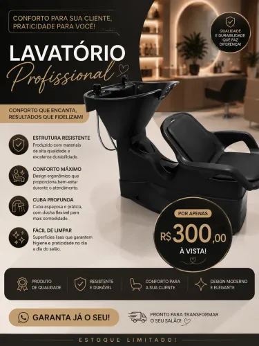 Lavatório profissional