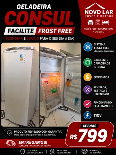 Geladeira Consul Facilite Frost Free