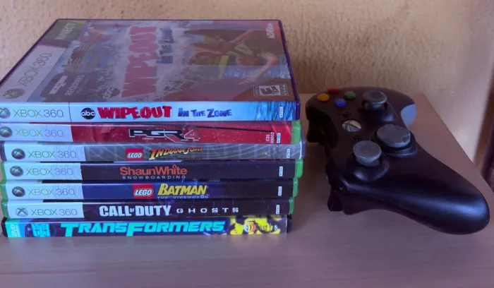 Jogos de Xbox + Controle Original