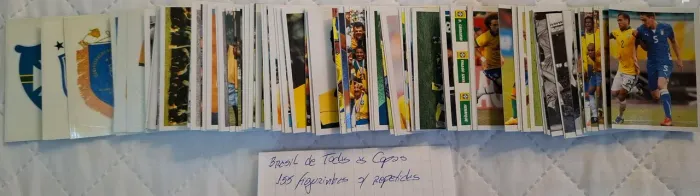 Figurinhas do álbum "Brasil de Todas as Copas"