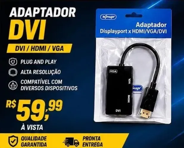 Adaptador display Port x HDMI
