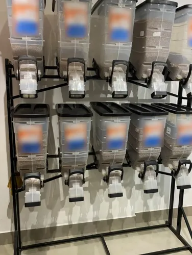 Dispenser 10 Módulos 40 Litros Expositor Ração Grãos Petshop