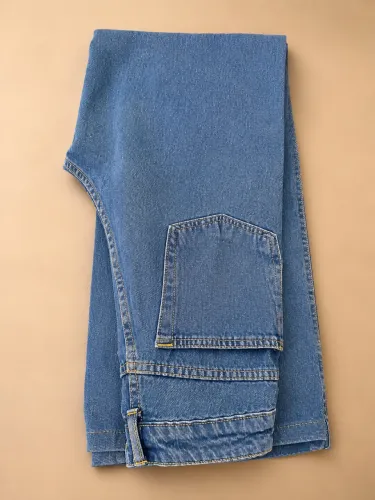 Calça wide leg