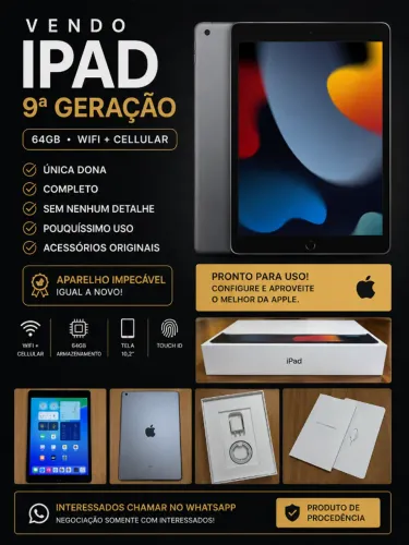 iPad 9ª Geração 5G