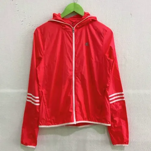 Jaqueta Feminina Adidas, Vermelha, Tamano P - Usado