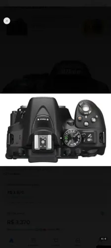 Cámara Nikon d5300 profesional com 24,2 megapíxeles,WiFi, Bluetooth, GPS