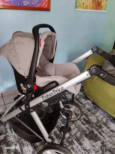 Carrinho de bebê e bebe conforto fischerprice