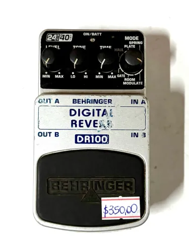 Pedal Behringer Digital Reverb DR100