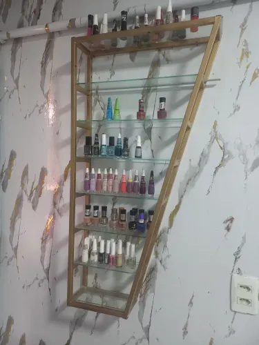 Expositor de esmaltes metalin vidro centro de parnamirim 