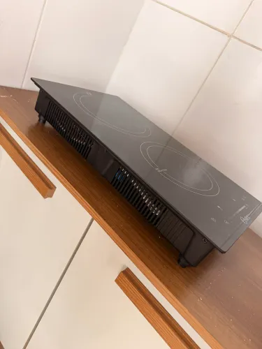 Cooktop Indução 2 Bocas Oster Touch Screen 2 em 1