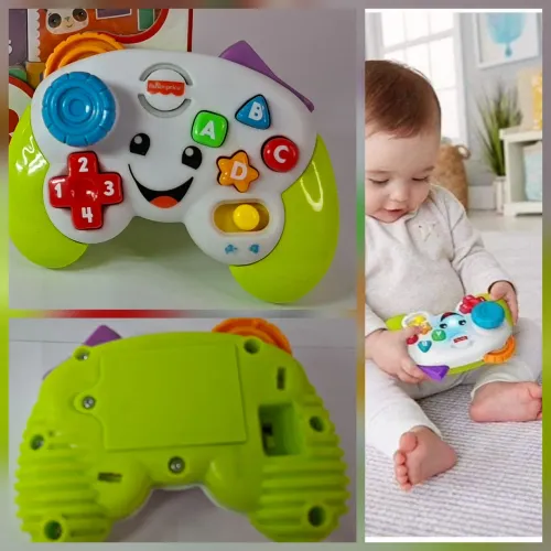 Controle de Videogame Fisher-Price Aprender e Brincar - português 