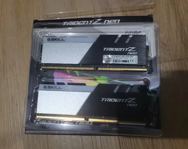 Memória RAM GSKILL Trident Z Neo RGB 32GB 2x16GB 3200mhz DDR4 CL16