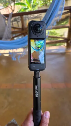 Câmera Insta360 X5 Combo Completo ? Estado de Nova (Pouquíssimo Uso)