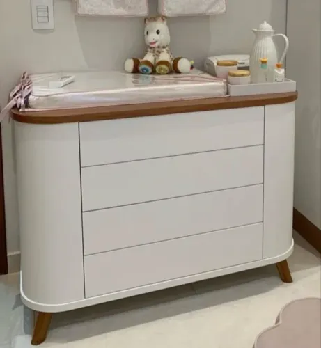 Cômoda para apoio de Trocador Infantil 