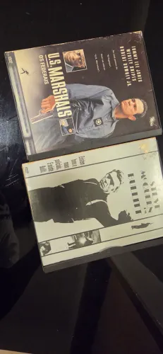 Lote 2 DVDs Filmes de Ação / Policial - U.S. Marshals + Bullitt (Edição Snapcase Original)
