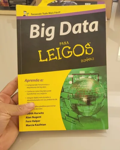 Livro Usado Big Data Para Leigos, da coleção For Dummies.