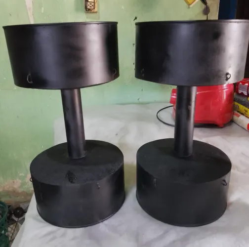 Halter caseiros latas de tintas fixo 8,5kg