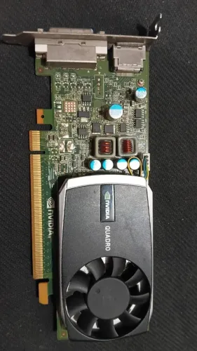 PLACA de VÍDEO NVIDIA Quadro 600 PCI-E genuína para desktop de 1 GB