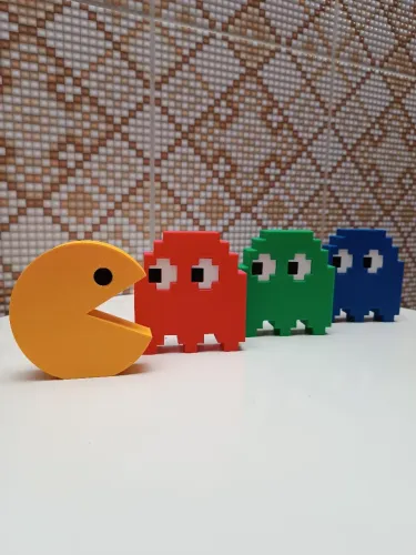 Kit Decoração Pac-Man impressão 3D