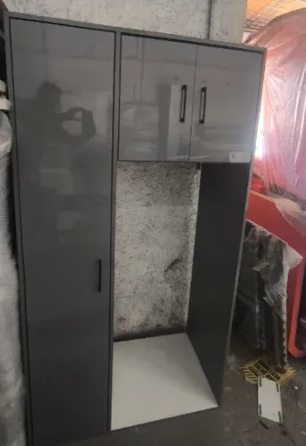 ARMÁRIO CINZA 180 X 95 X 55 | Somente retirada em mãos