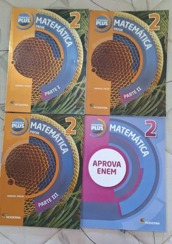 Kit de livros matemática 2 moderna plus ensino médio