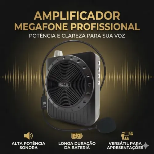 Amplificador /Megafone Profissional KD-150 / KA-152