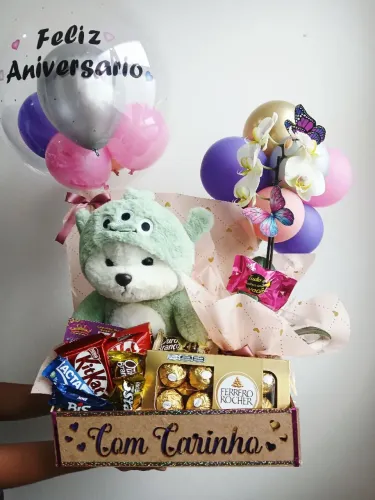 Cestas todos os dias buquê de Flores canecas personalizadas