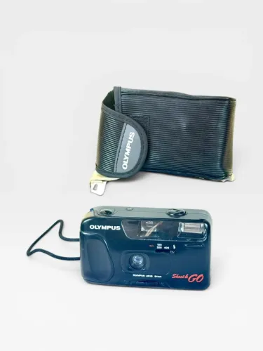 Camera Analogica Olympus Saboneteira Shoot And Go