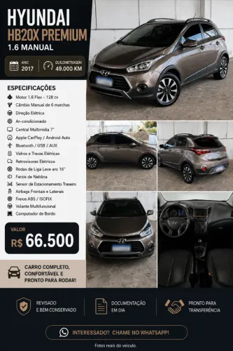 Hyundai HB20X Style 1.6 Flex 16V Mec. 2019