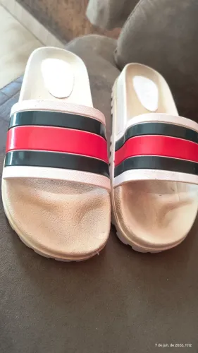 Chinelo Gucci web slid  original número 42