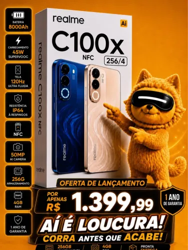 Celular Realme C100X 256+4