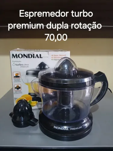 Espremedor de sucos tubo premium dupla rotação Mondial