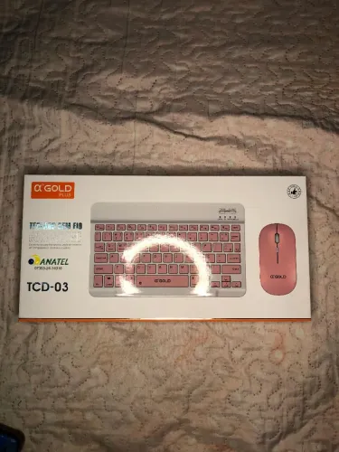 Teclado Bluetooth gold plus 
