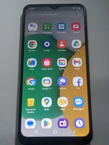 Placa mãe celular Samsung Galaxy A03 core não carrega. quiser arrumar ou retirar peças