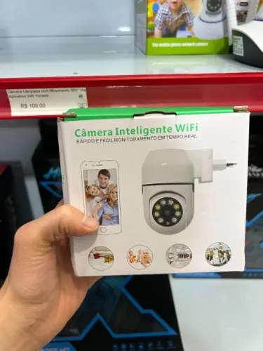 Câmera estilo lâmpada Segurança de tomada