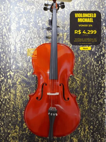 Violoncelo Michael VOM30 3/4  - Novo 