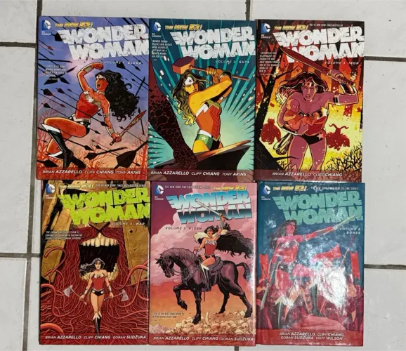 Mulher Maravilha Série Completa 6 volumes capa dura
