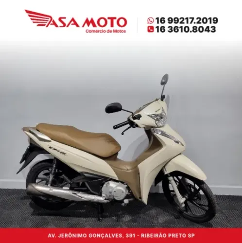 BIZ 125 2021 BRANCA E CARAMELO