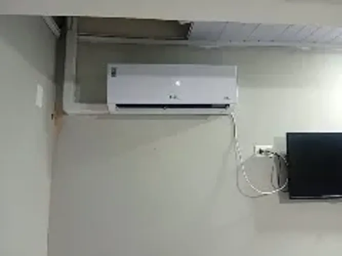 Instalação de ar condicionado e câmara fria
