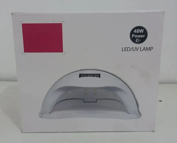 Cabine Manicure Uv Led Secagem Unha Gel Alongamento Cor Rosa