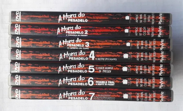Dvd Coleção A Hora do Pesadelo - 7 Filmes (original)