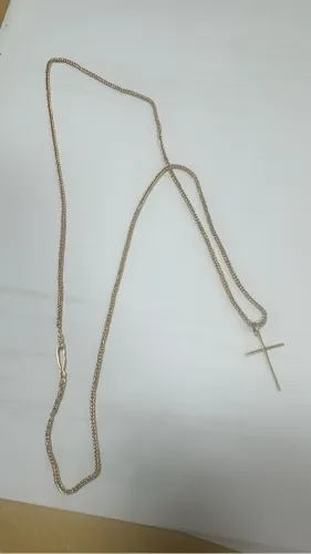 Lindo cordão de ouro masculino 18 K - 10 gramas
